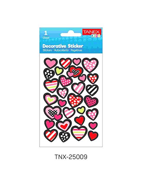 Tanex Kids Sticker Desenli Kalpler 30 Parça (25009) - S000360267-23173