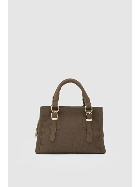 Shulebags Wander Mini Süet Çapraz Çanta Kahve - S000493779-19413