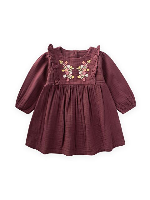 CİGİT Elbise 1-10 Yaş Mürdüm - S000464826-20036