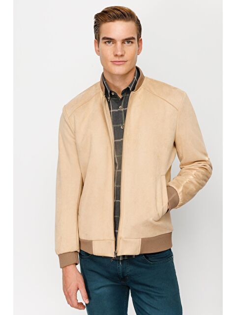 igs Erkek Bej   Süet Mont - S000490203-19928