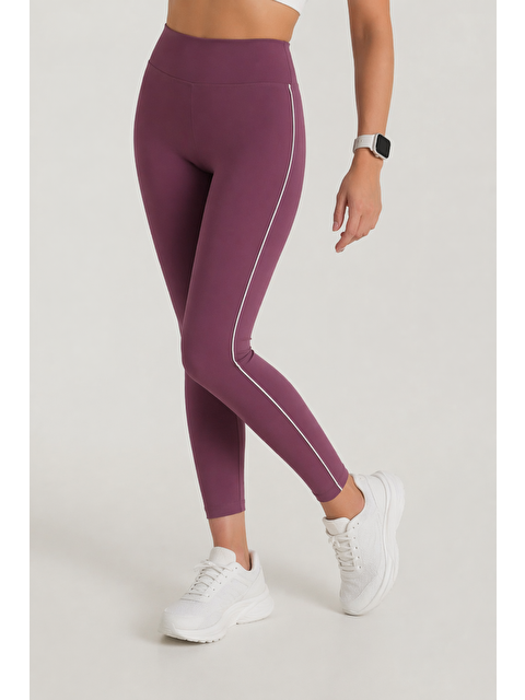 Formo Kadın Ekstra Yüksek Bel Biyeli Dalgıç Kumaş Esnek Spor Rahat Günlük Tayt