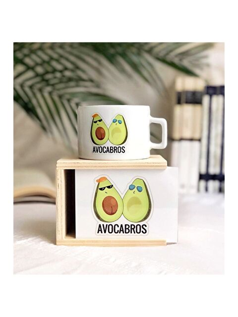 Bam Hediyelik Eşya Bro Best Friends Forever Bro Ahşap Kutulu Kupa - S000290033-23173