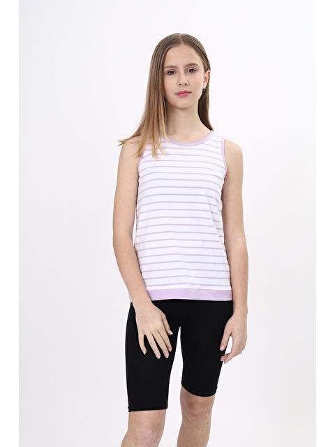 Toontoykids Kız Çocuk Çizgili Atlet - S000368660-23370