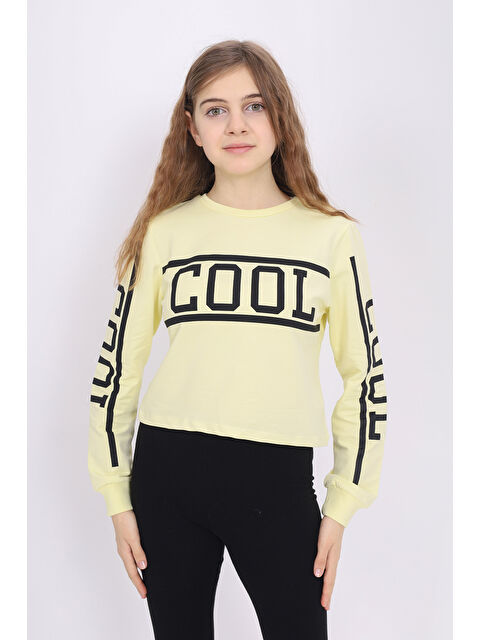 Toontoykids Kız Çocuk Cool Baskılı Sweatshirt - S000421730-20072