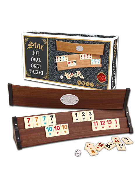 Star Oyuncak Star 101 Oval Okey Takımı