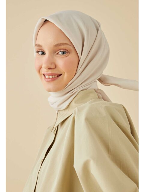 Fresh Scarfs Pamuk İpek Eşarp Taş - S000423033-25636