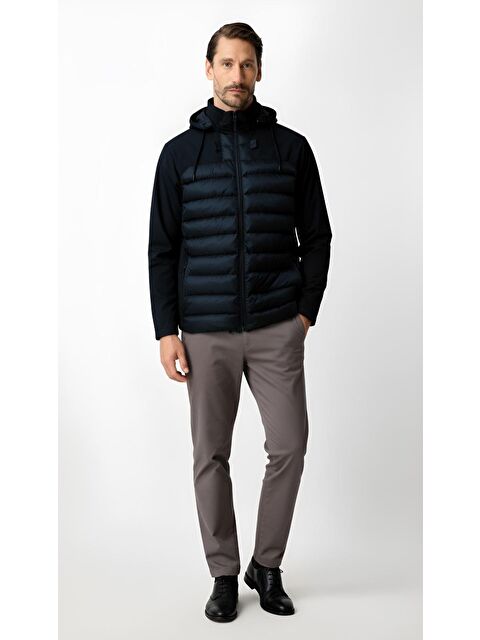 igs Erkek Lacivert Şişme Mont - S000490201-21164