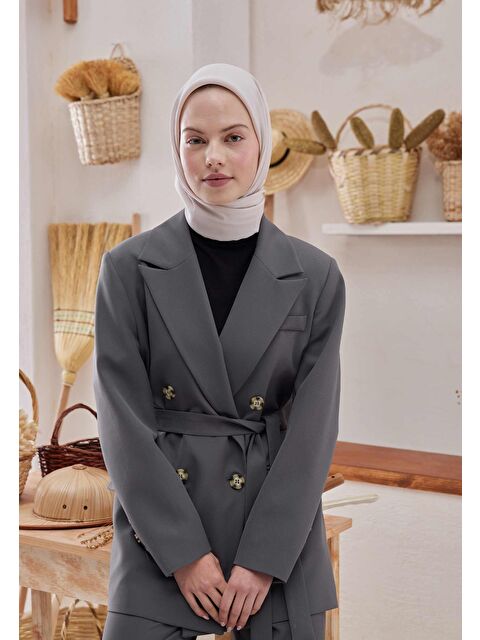 Fresh Scarfs Pamuk İpek Eşarp İstiridye - S000423033-19965