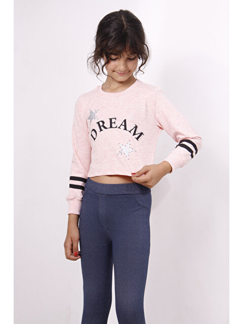 Toontoykids Kız Çocuk Yıldızlı Dream Baskılı Sweatshirt - S000421731-20024