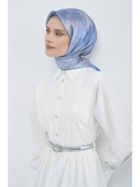 ARMİNE Saf İpek Twill Eşarp 9501D 04