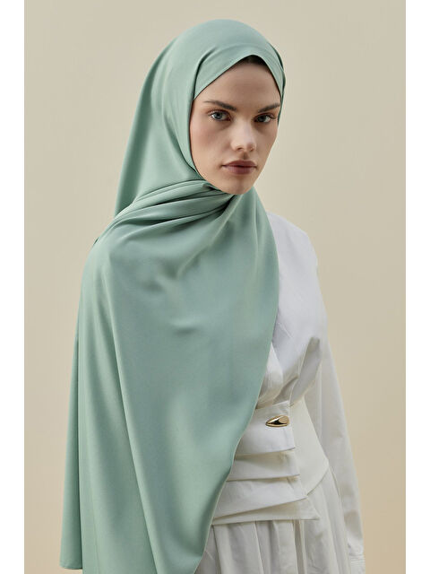 Remsa Vintage Kadın Şal 2616 Mint Yeşil