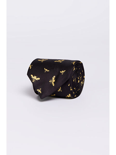 Altınyıldız Classics Erkek Siyah Desenli Kravat - S000527532-19351