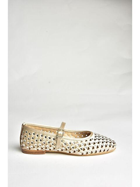 Fox Shoes U7255132 Bej Kadın Babet - S000369010-19928