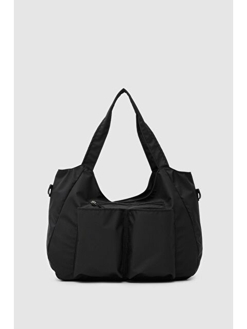 Shulebags Baia Teknik Kumaş Günlük Spor Çanta Siyah