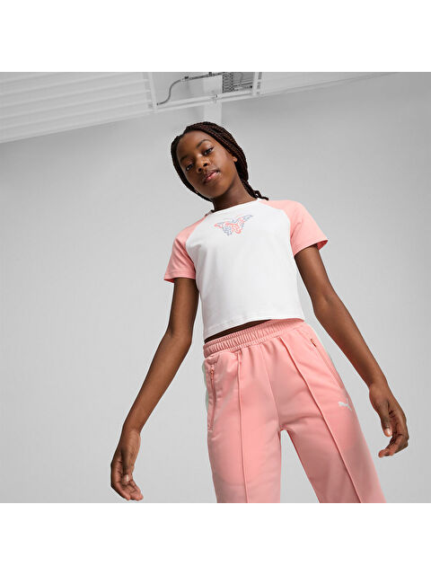 Puma Butterfly Vibe Baby Kız Çocuk Tişört - S000518853-23173