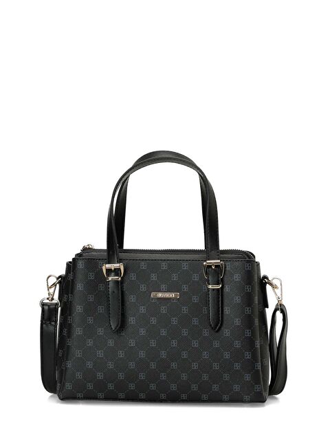 Butigo MNG MINI BOLMELI EL 6FX Siyah Kadın El Çantası