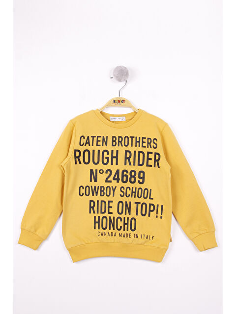 Toontoykids Erkek Çocuk Yazı Baskılı Sweatshirt - S000417508-20074