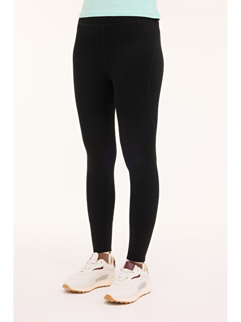 Lumberjack WL EDYTH 26YJ-48 4PR Siyah Kadın Tayt - S000384588-19351