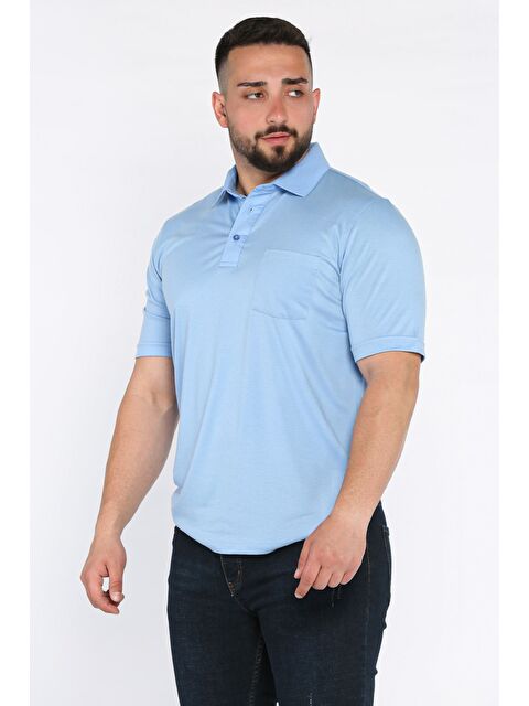 Mishar İtalia Polo Yaka Yarım Düğmeli Cepli Erkek Tişört - S000399550-17234