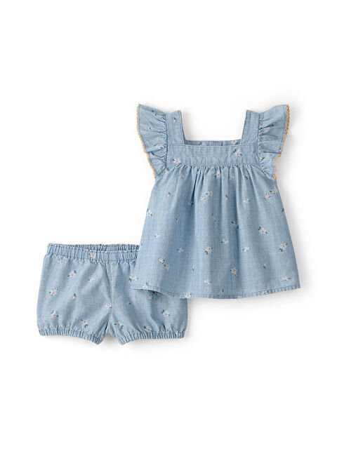 Oshkosh Kız Bebek 2'li Set 6 Ay-24 Ay Çok Renkli