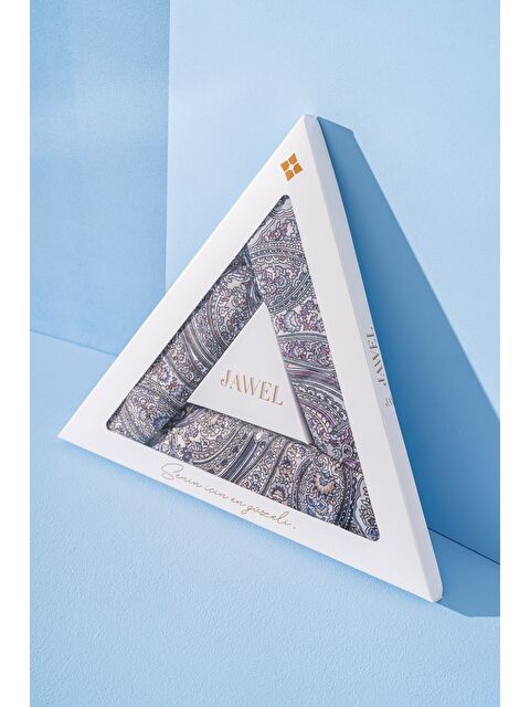 Jawel Kadın Spring Soft Eşarp Paketi Barissa (Gri İndigo-Gri-Açık Gri) - S000384593-23173