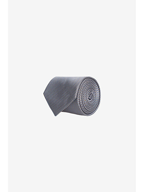 Altınyıldız Classics Erkek Bej-Kahve Desenli İpek Kravat - S000463589-37207