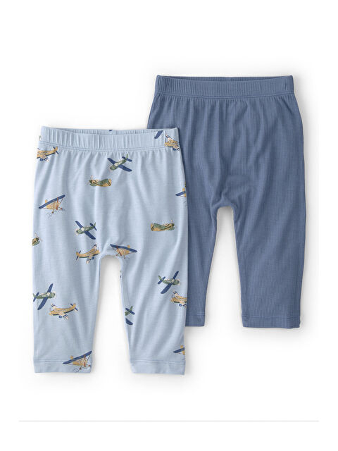 Carter's Erkek Bebek 2'li Pantolon Set Yenidoğan-24 Ay Mavi
