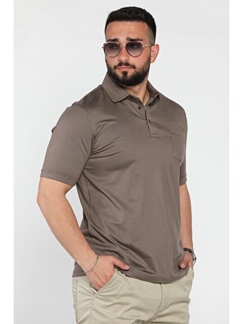 Mishar İtalia Polo Yaka Yarım Düğmeli Cepli Erkek Tişört - S000399550-26429