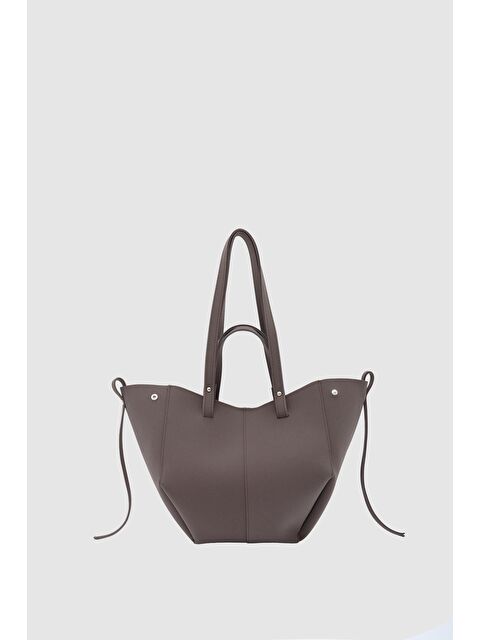 Shulebags Champ City Süet Omuz Çantası Kahve - S000502597-19413