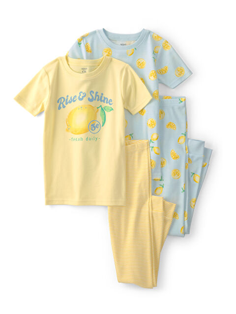 Carter's Kız Çocuk Pijama Set 6 Yaş-8 Yaş Çok Renkli