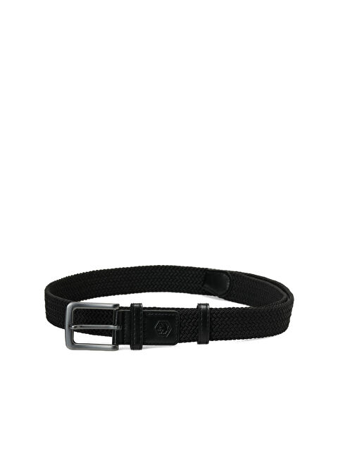 Lumberjack GM BSC LASTIK ORG 6FX Siyah Erkek Kemer