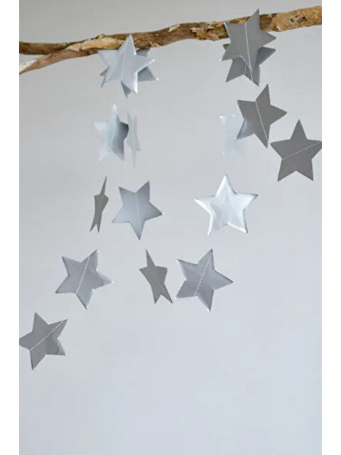 Le Mabelle Gümüş Sıralı Yıldız Parti Süsü - S000499023-18105