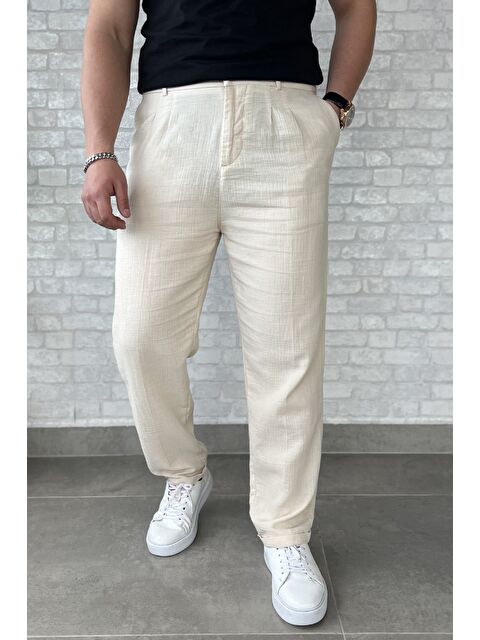 Mishar İtalia Erkek Pileli Duble Paça Pantolon - S000399697-25636