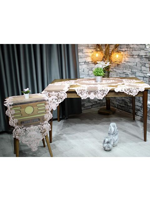 Çeyiz Diyarı Alara 5 Parça Salon Takımı Pembe - S000499034-20024