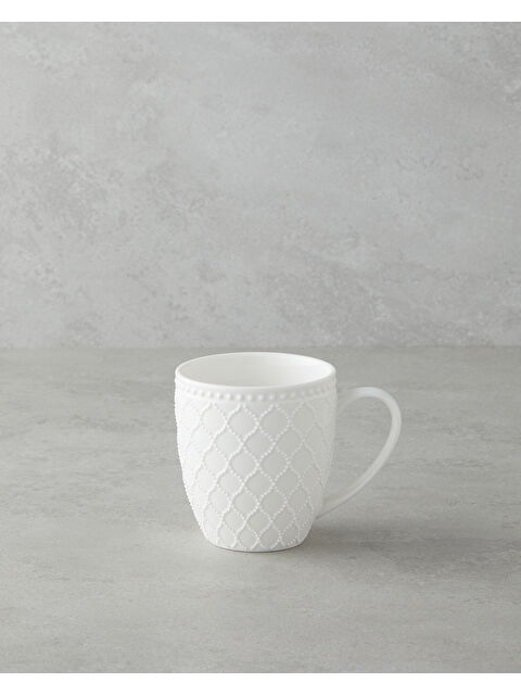 English Home Carmen New Bone China Kupa 400 ml Beyaz - S000473373-20063