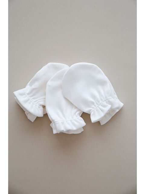 Oh La La Koala For Little Ones 3lü Beyaz Yenidoğan Eldiven Set Model 1 - S000527564-20063