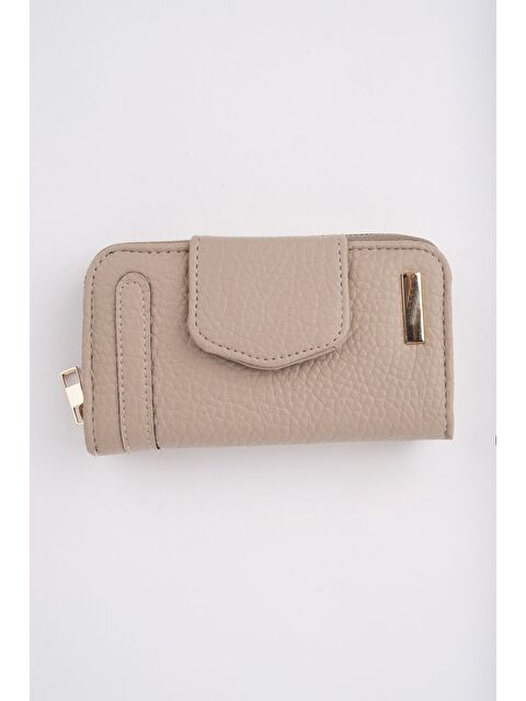 Muggo CHEKO Bozuk & Kağıt Para Bölmeli Fermuarlı Kartlık Kadın Cüzdan - S000365648-19928