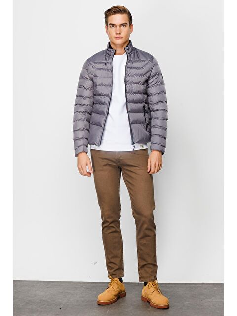 igs Erkek Gümüş Şişme Mont - S000490198-18105