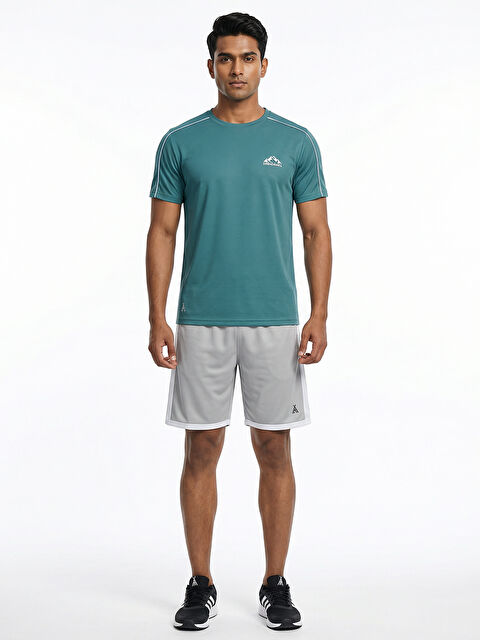 ORENDAHİLL ORENDAHILL Erkek Spor Tişört Hızlı Kuruyan Esnek Regular Fit Trim Detaylı Activewear - S000503294-20055