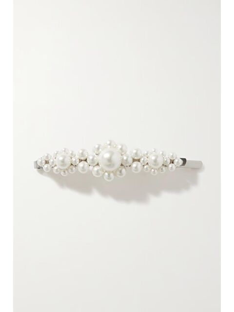 New Obsessions Yabon İncili Yan Toka Beyaz - S000102767-20063