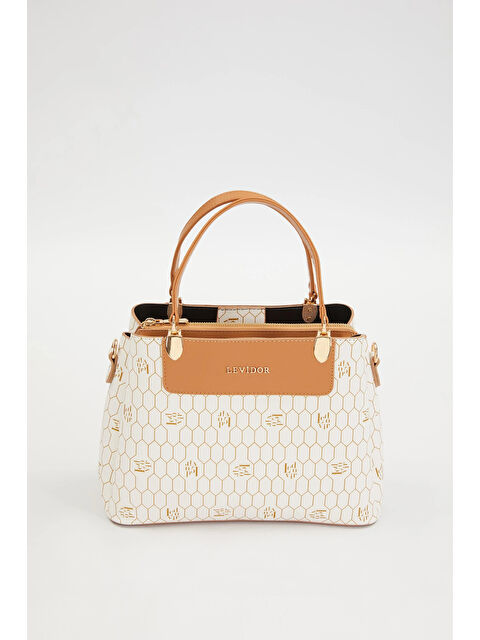 LEVİDOR Krem Kadın El ve Omuz Çantası 930216 - S000469285-19966
