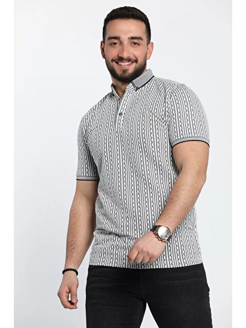 Mishar İtalia Erkek Elastanlı Polo Yaka Tişört - S000303289-19351