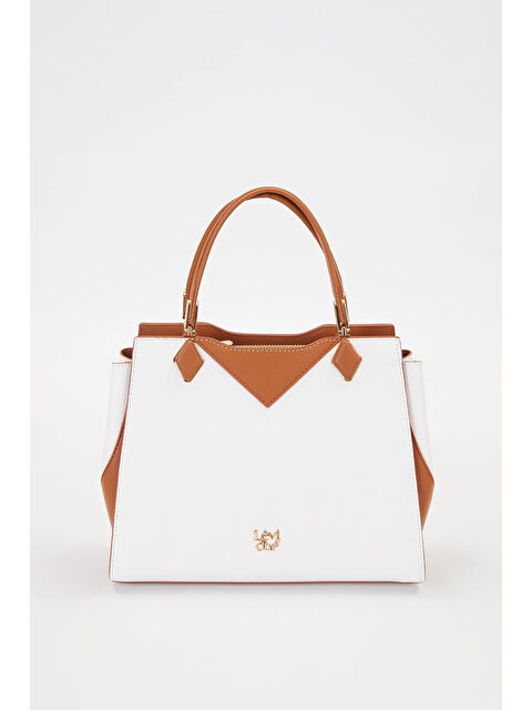 LEVİDOR Beyaz Camel Kadın Omuz Çantası 930204 - S000469288-17219