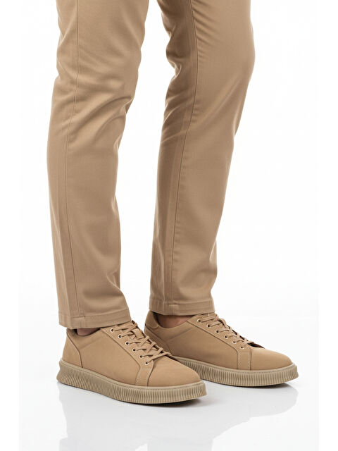 Ayakmod Kum Nubuk Hakiki Deri Büyük Numara Erkek Casual Ayakkabı 2516 M - S000427086-37339