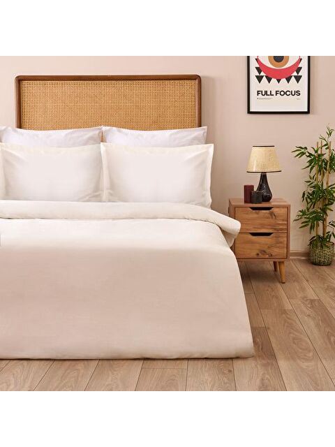 Evidea Soft Oxford Yastıklı Tek Kişilik Nevresim Takımı - Beyaz - S000391780-20063