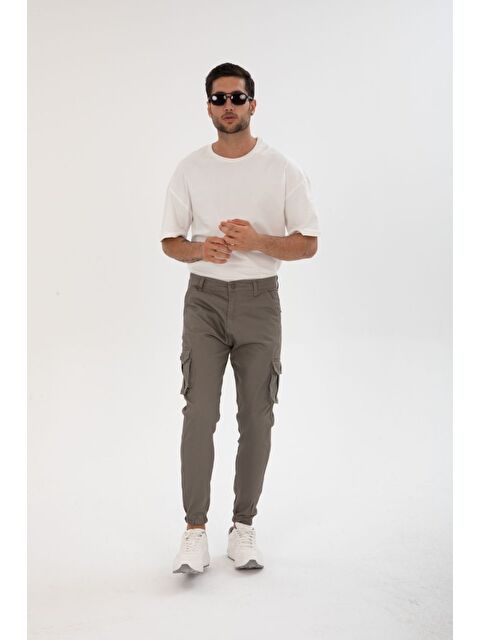Comstar Bel Kemerli Körüklü Jogger Paça Lastikli Erkek Pantolon - S000308080-26429
