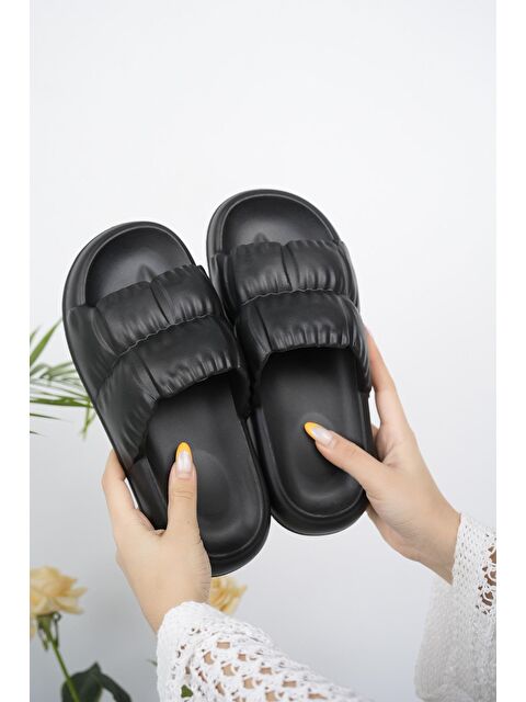 MODAFRATO FIRFIR Kadın Terlik Plaj Deniz Havuz Terliği - S000485936-19351