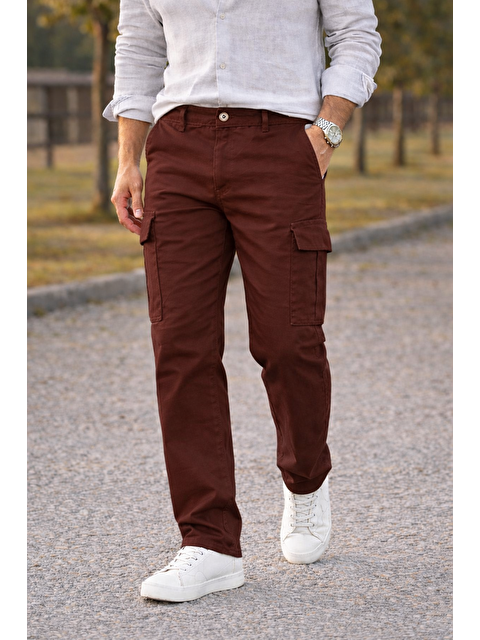 Comstar Erkek Premium Comfort Kiremit Kargo Baggy Pantolon