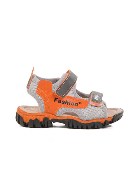 Ayakmod Siyah Cırtlı Ortopedik Spor Sandalet 25T102 B - S000388230-37448