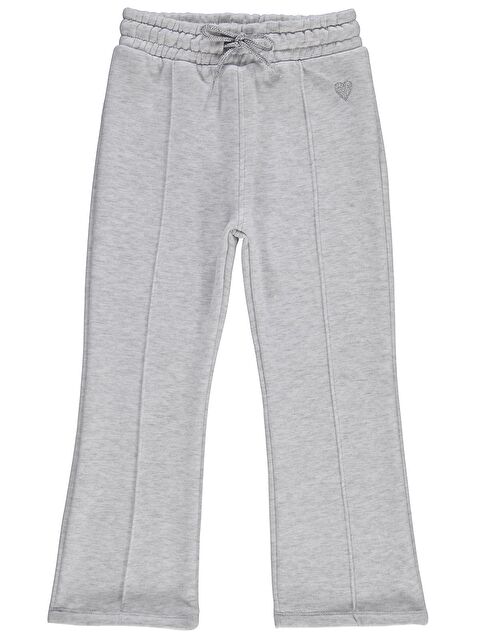 Civil Girls Kalp Nakışlı 6-9 Yaş Eşofman Altı - Gri 6-7 Yaş - S000466546-20600